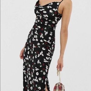 Missguided Cowl Neck Maxi Slip Dress